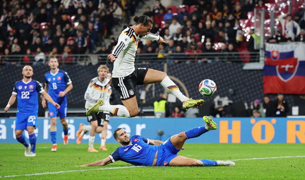 Германия — Словакия — 6:0, видеообзор матча, видео голов: Вольтемаде, Гнабри, Зане, Баку, 17 ноября 2025-го, отбор на ЧМ-2026